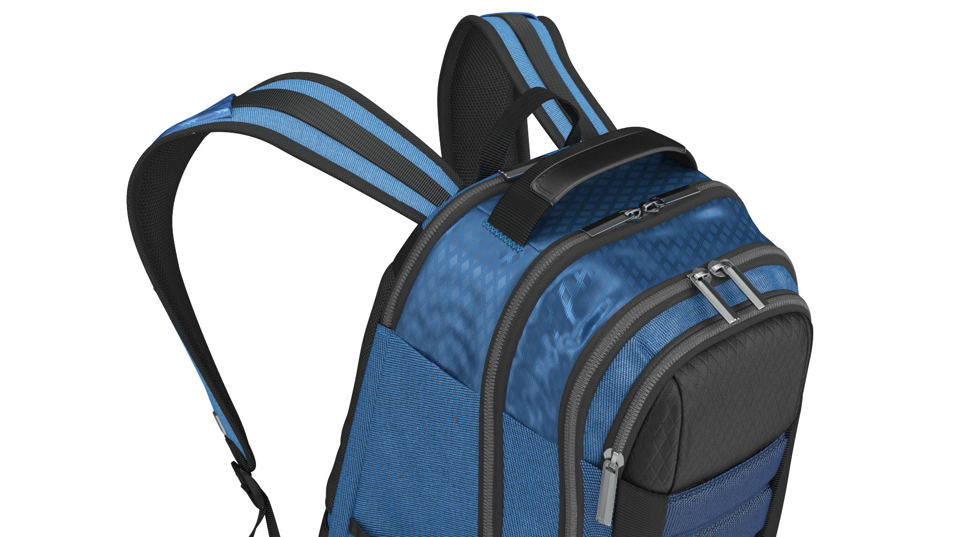 Travel Laptop Computer Backpack on Mannequin 3D model