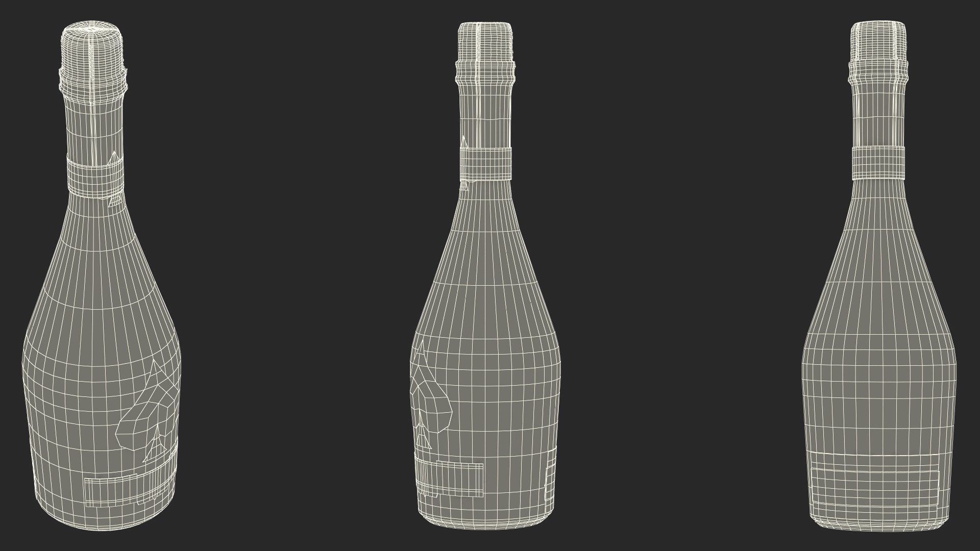 Armand de Brignac Brut Limited Edition Green 3D model