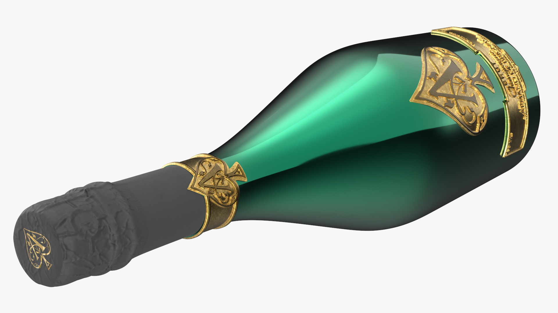 Armand de Brignac Brut Limited Edition Green 3D model