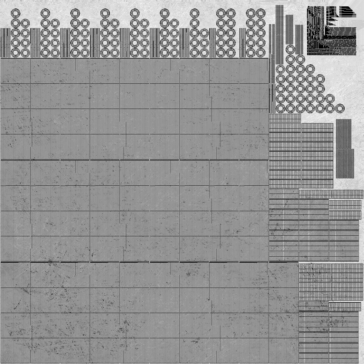 3D Powered Bend Roller Conveyor model