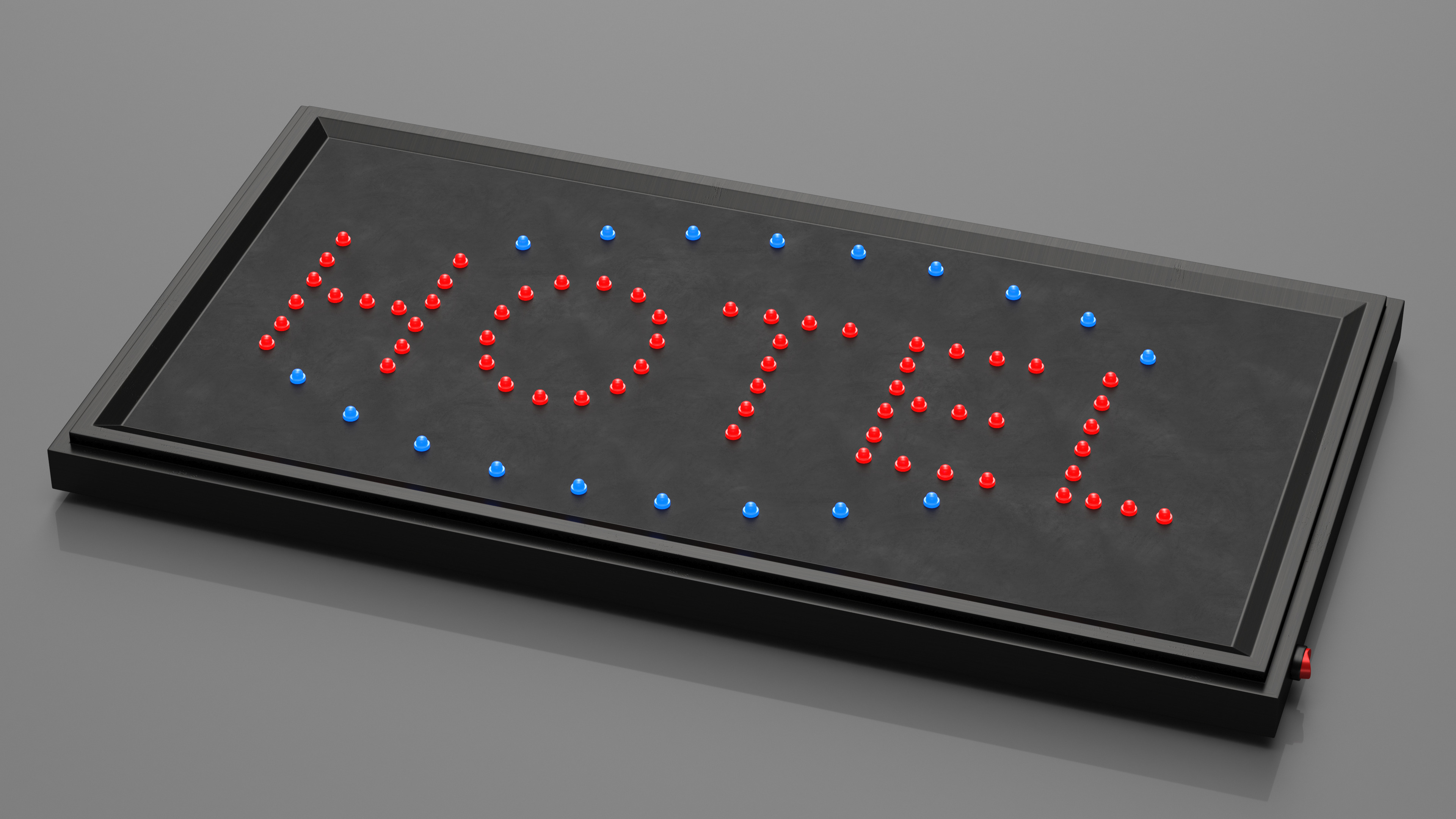 Hotel Neon LED Light Sign Board ON 3D model