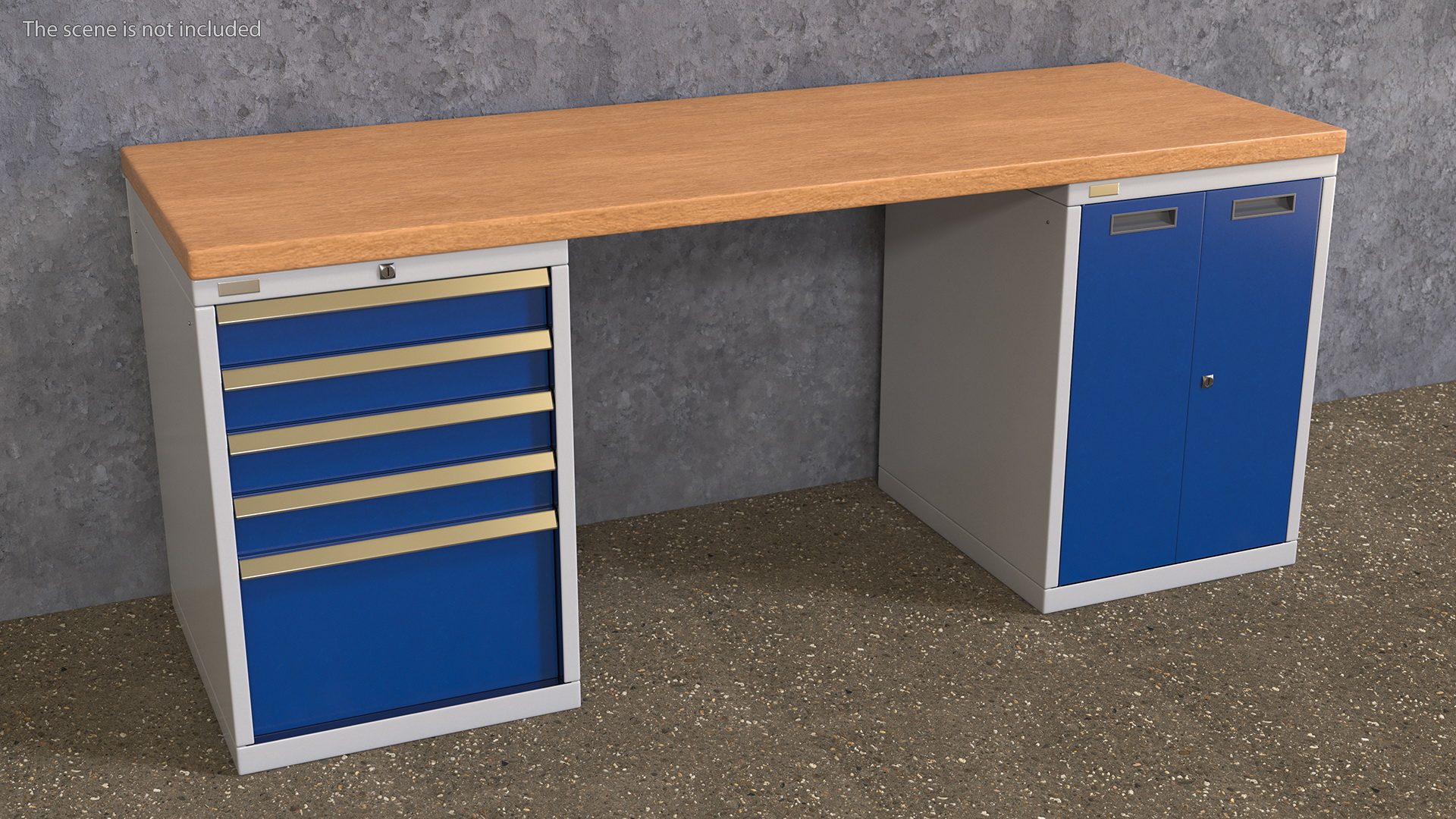 3D model Heavy Duty Workbench