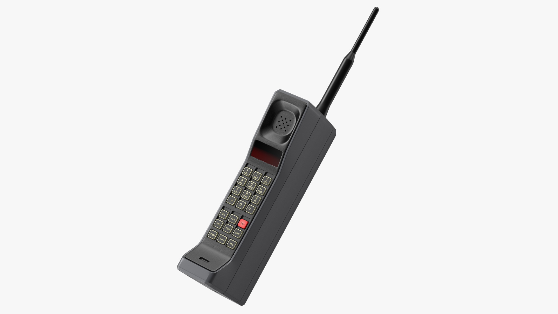 Vintage Analogue Cell Phone 3D