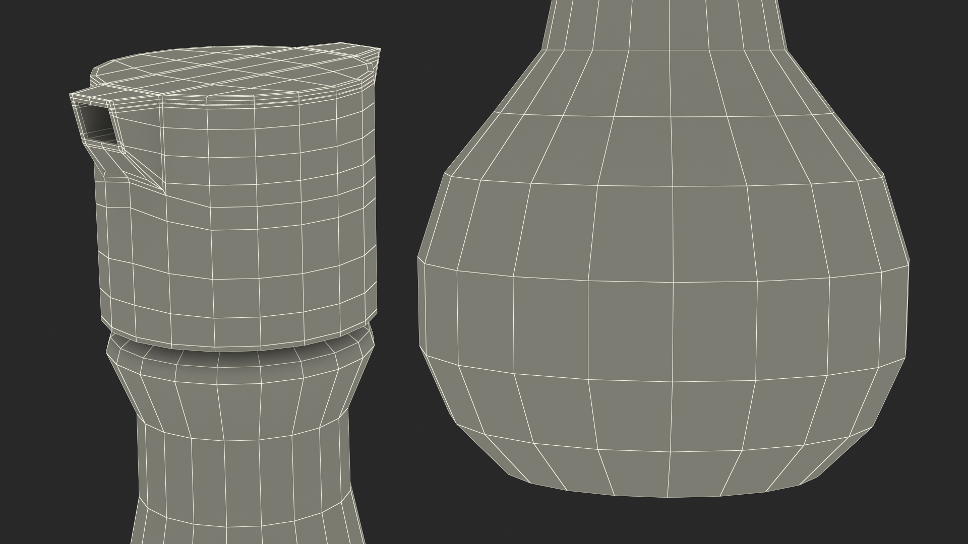 3D Elegant Dispenser for Sauce Empty model