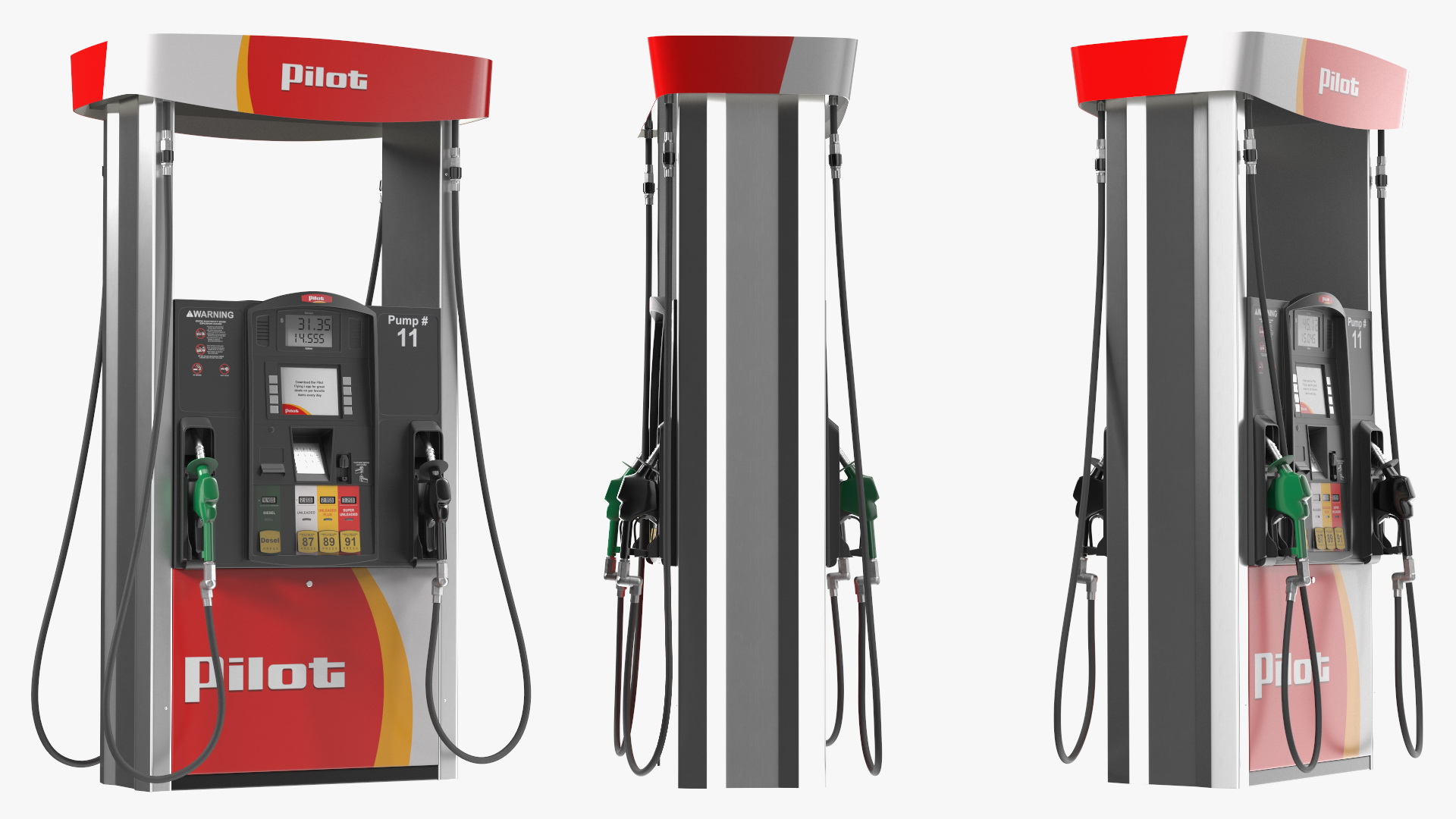 Gas Pump Pilot 3D model