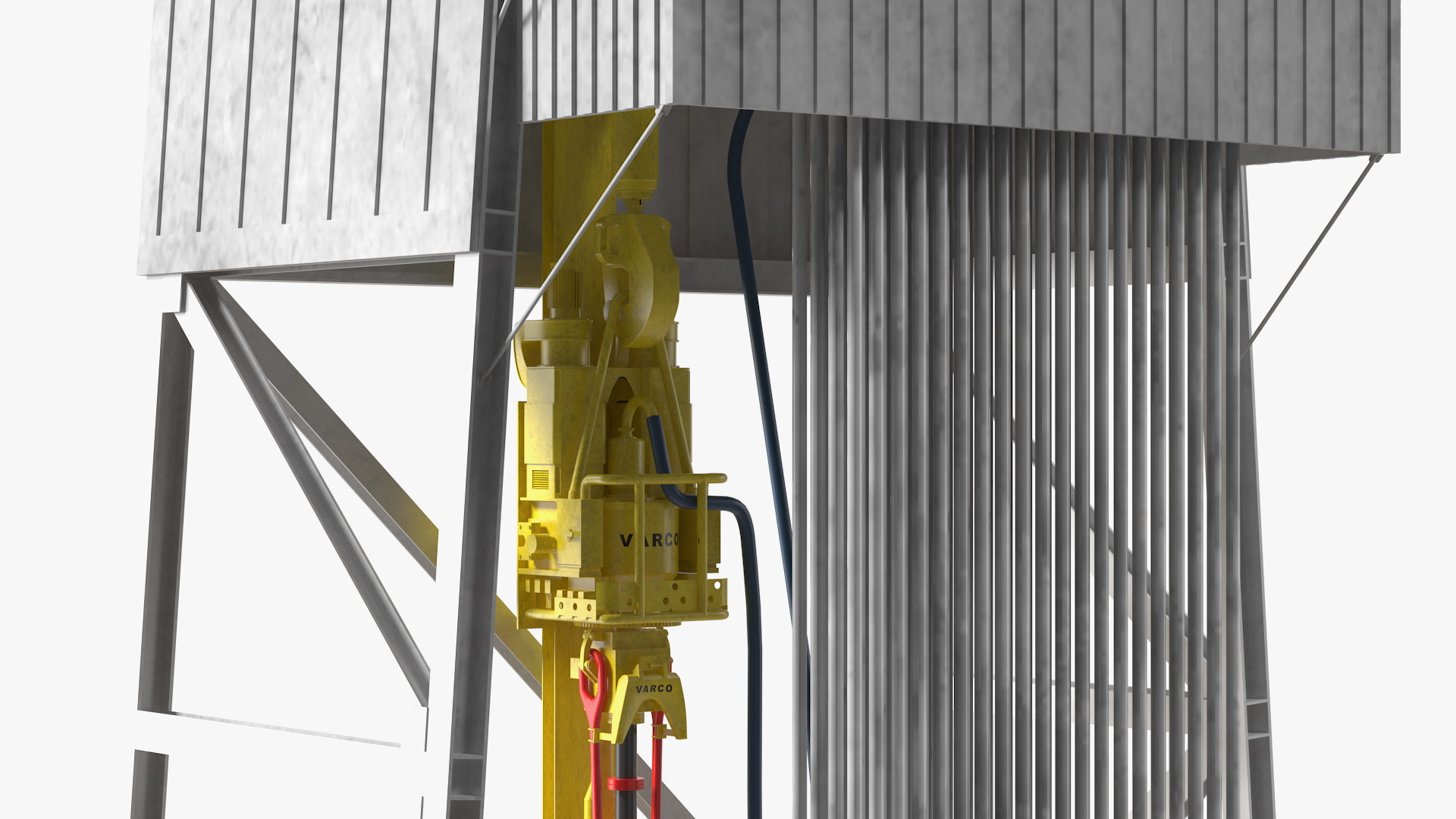 3D model Drilling Rig Shelter