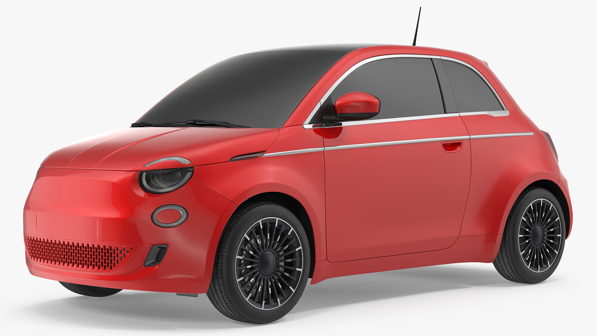 3D model EV Compact Car Simple Interior