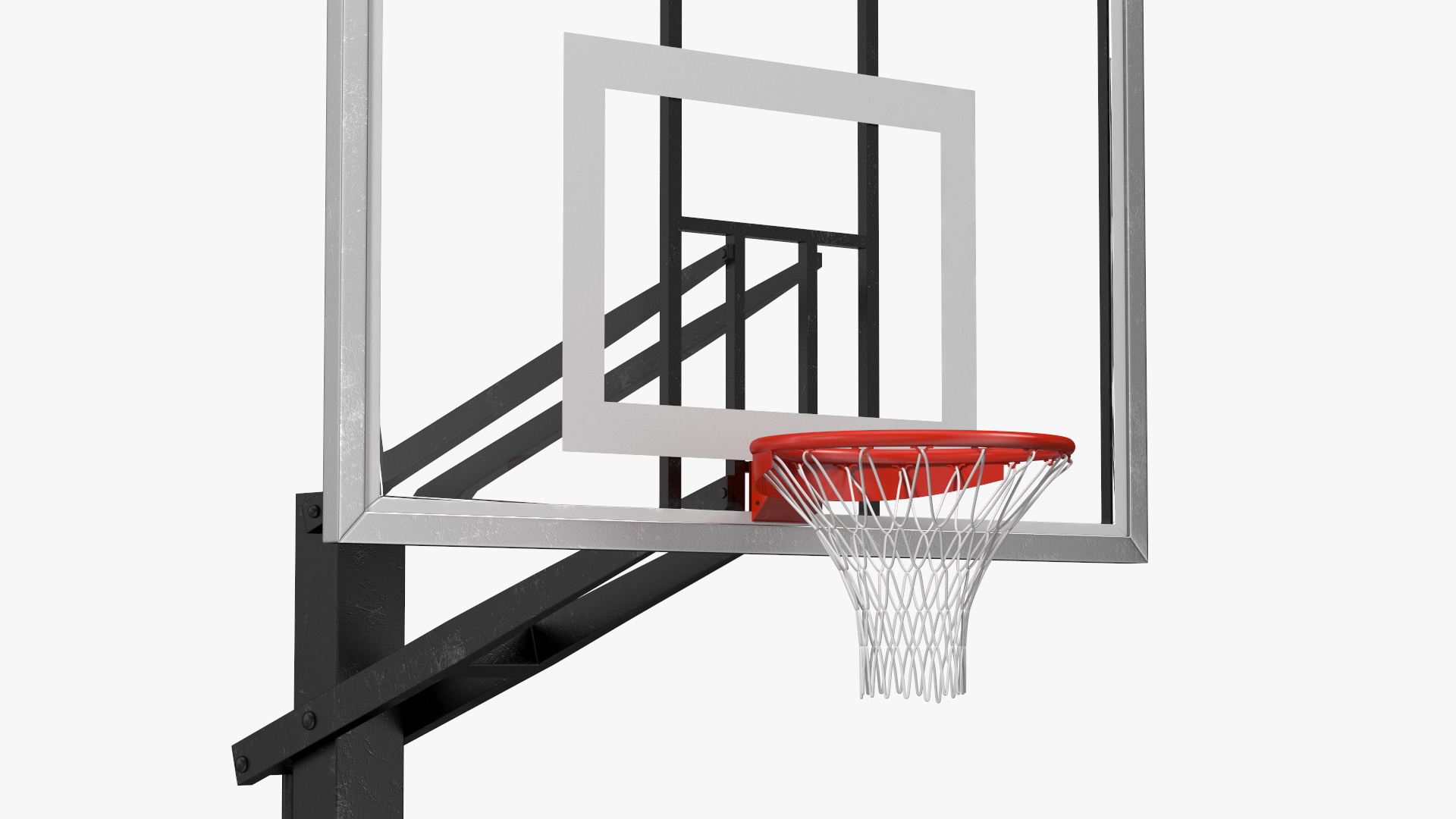 Outdoor Basketball Hoop Stand 3D model