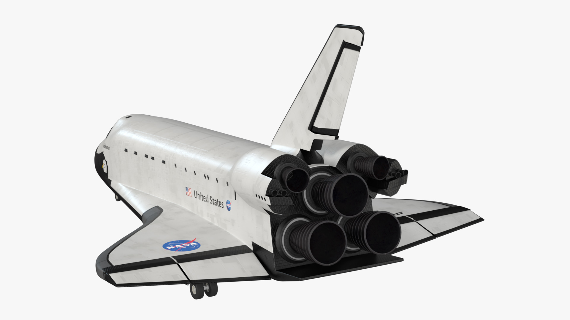 3D Nasa Space Shuttle Endeavour model