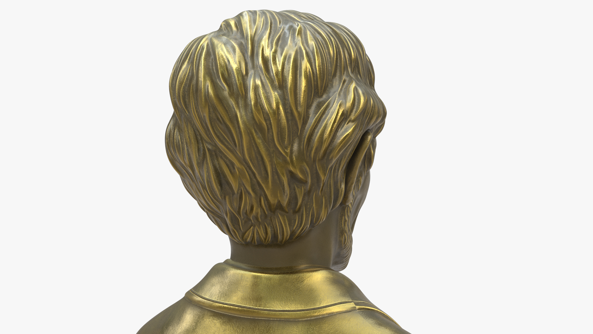 3D model Gold Bust of Lincoln