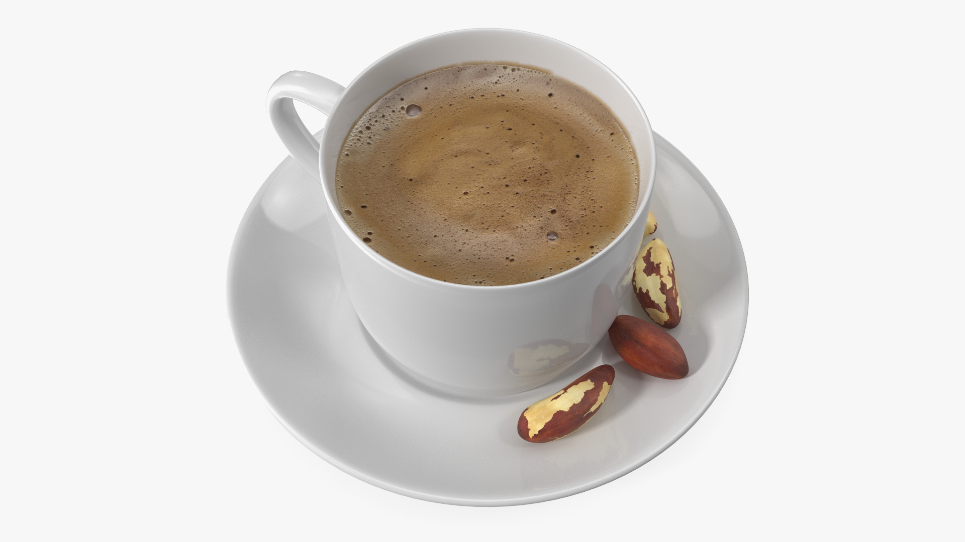 Coffee Cup with Brazil Nuts 3D