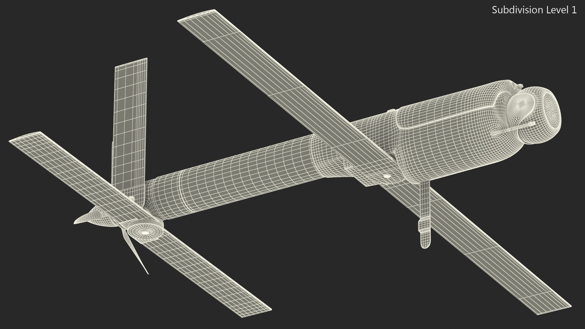 Barrage Ammunition Drone 3D model