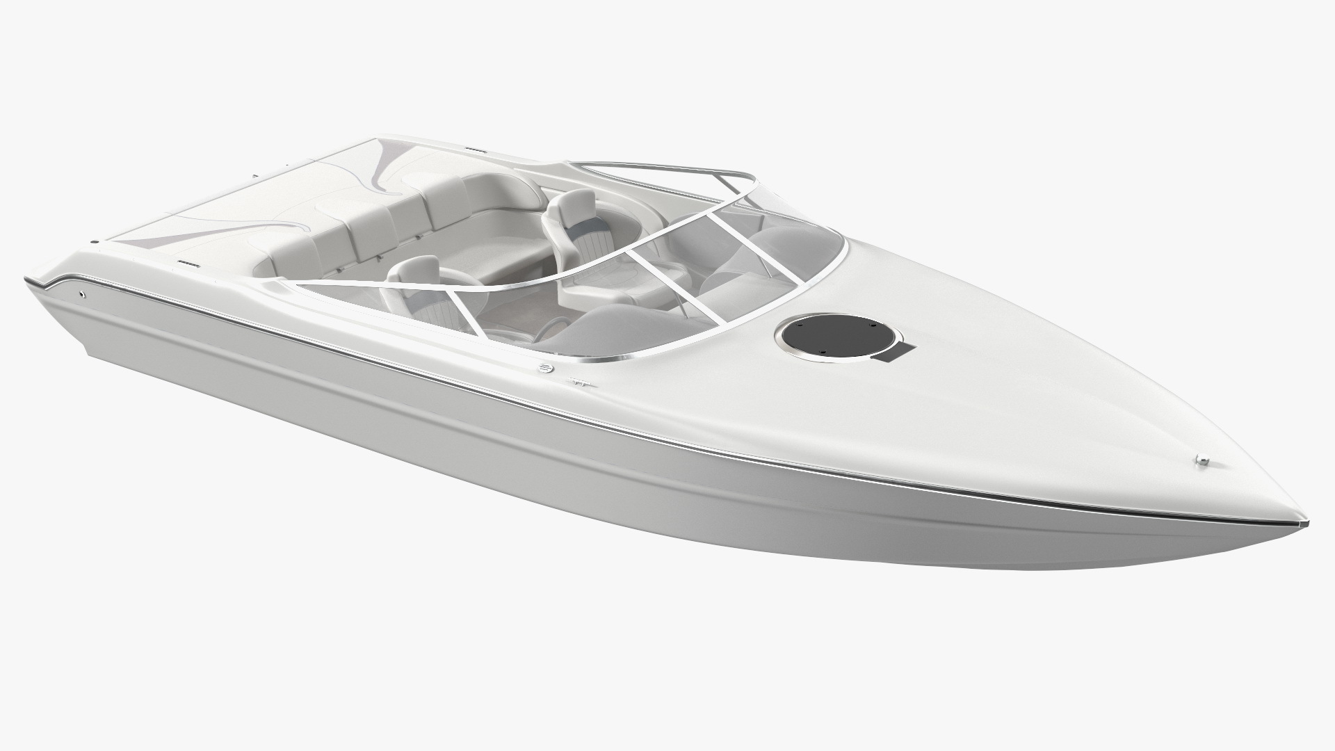 3D model White Deck Boat