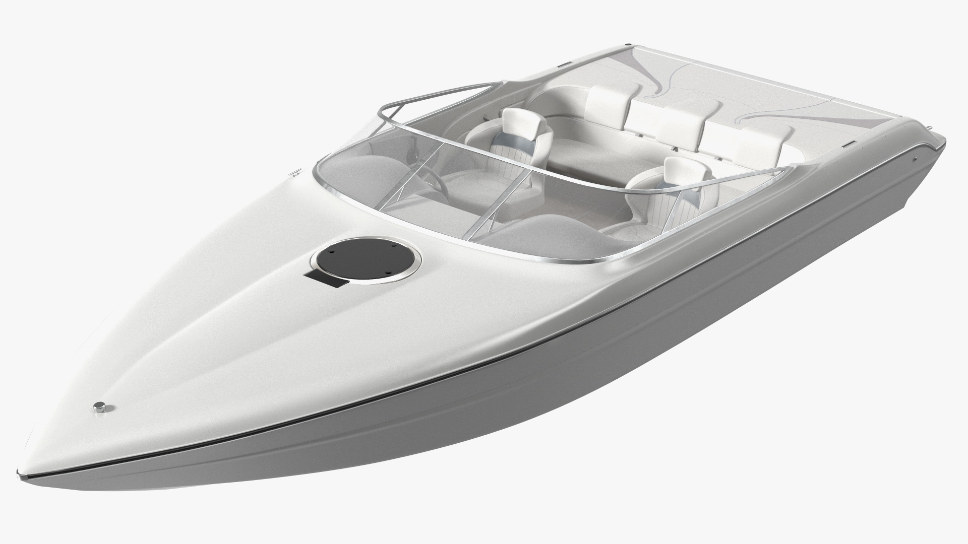 3D model White Deck Boat