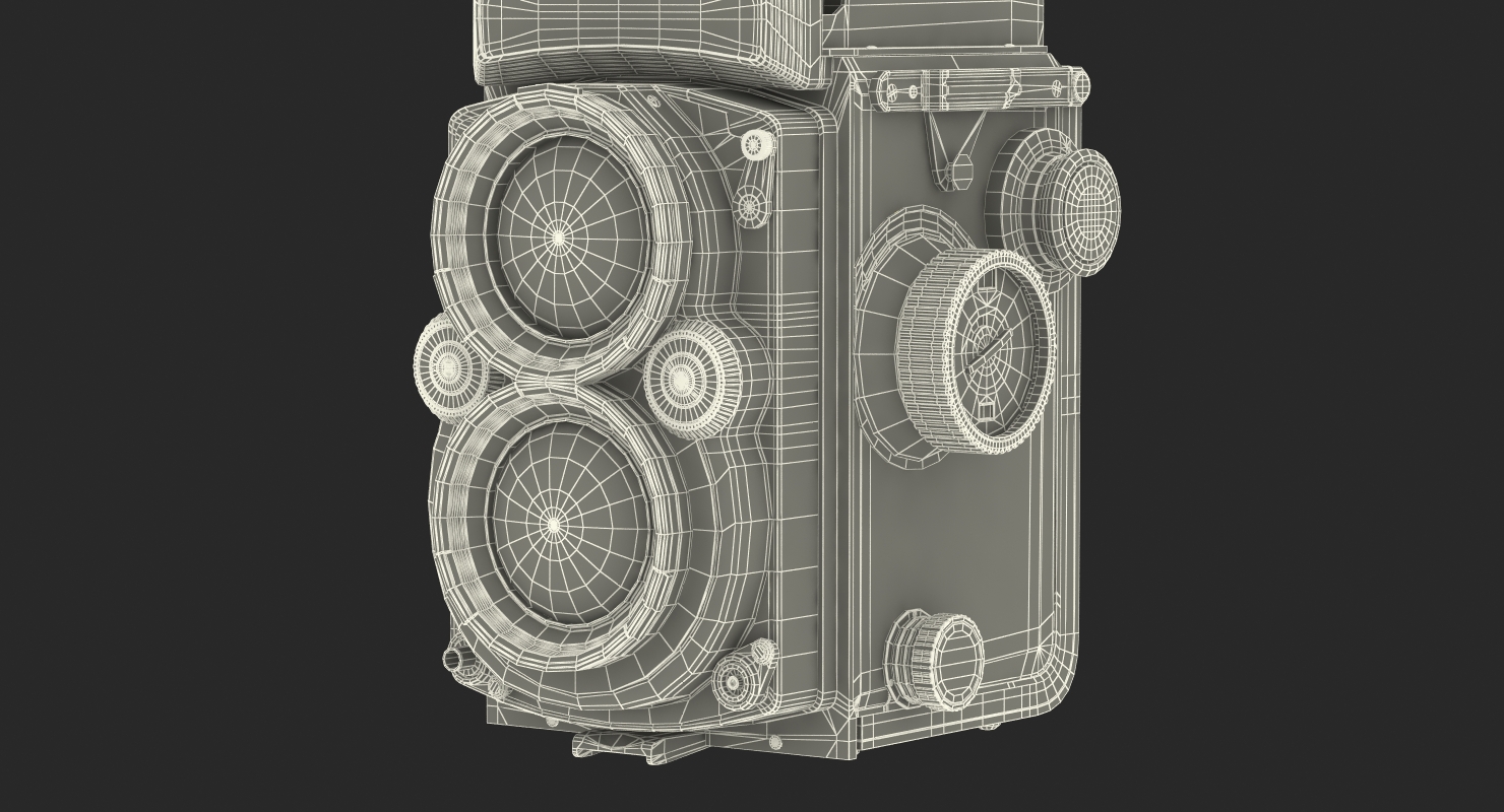 3D Old Twin Lens Camera Generic model