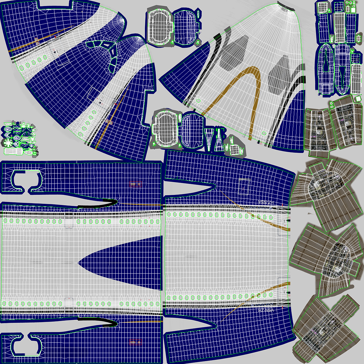 3D model Airbus A310 300