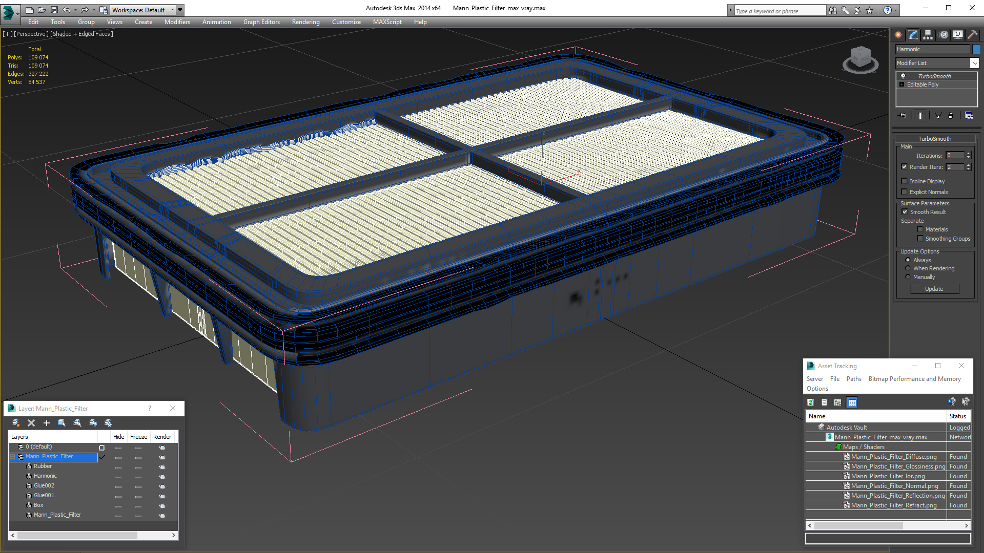 Mann Plastic Filter 3D model