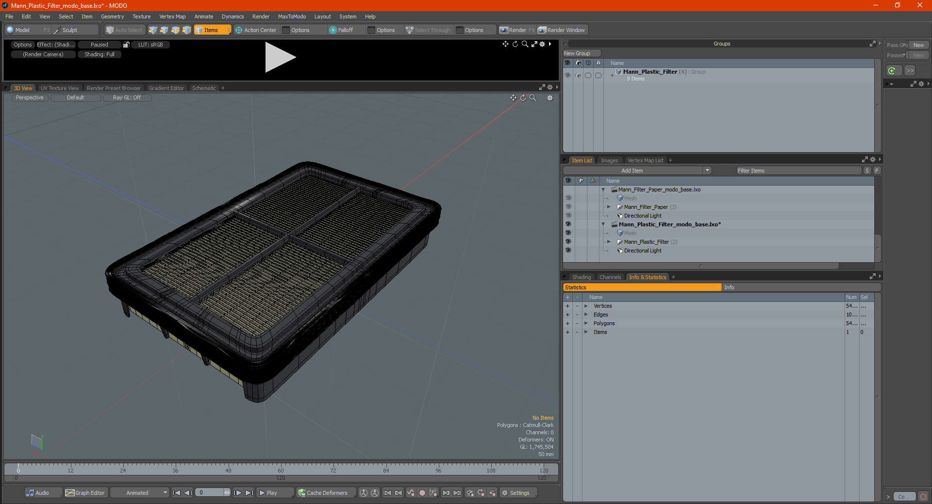 Mann Plastic Filter 3D model