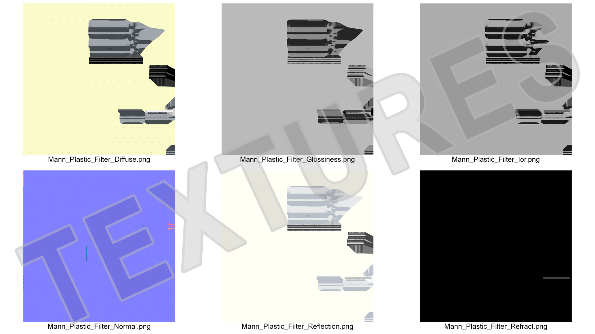 Mann Plastic Filter 3D model