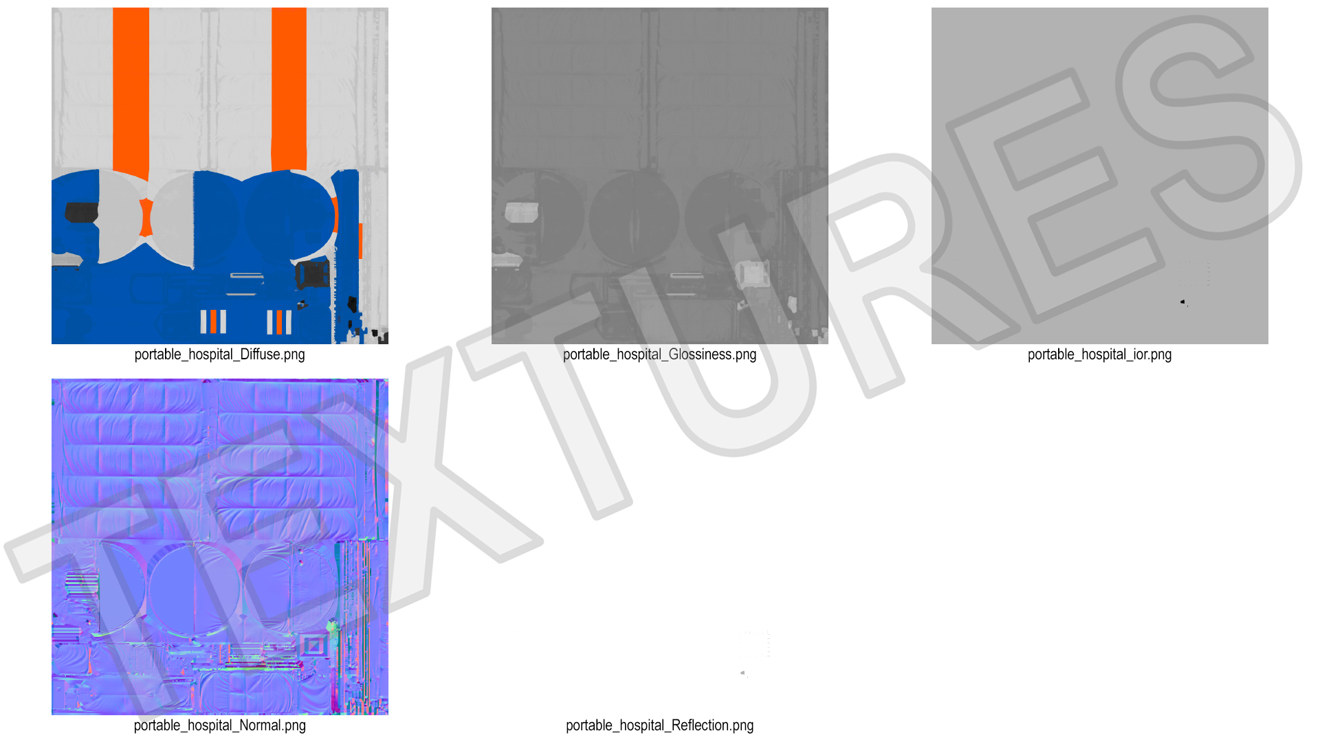 3D model Negative Pressure Isolation Hospital Shelters