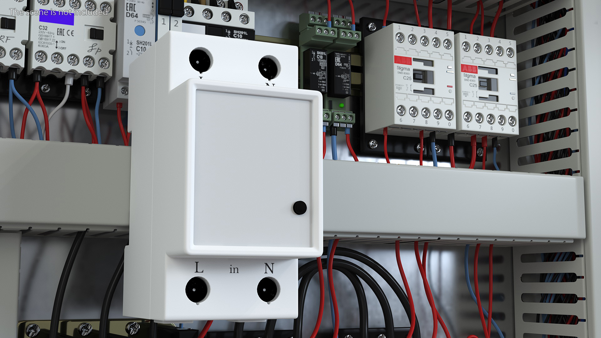 3D Wifi Energy Meter Turned Off model