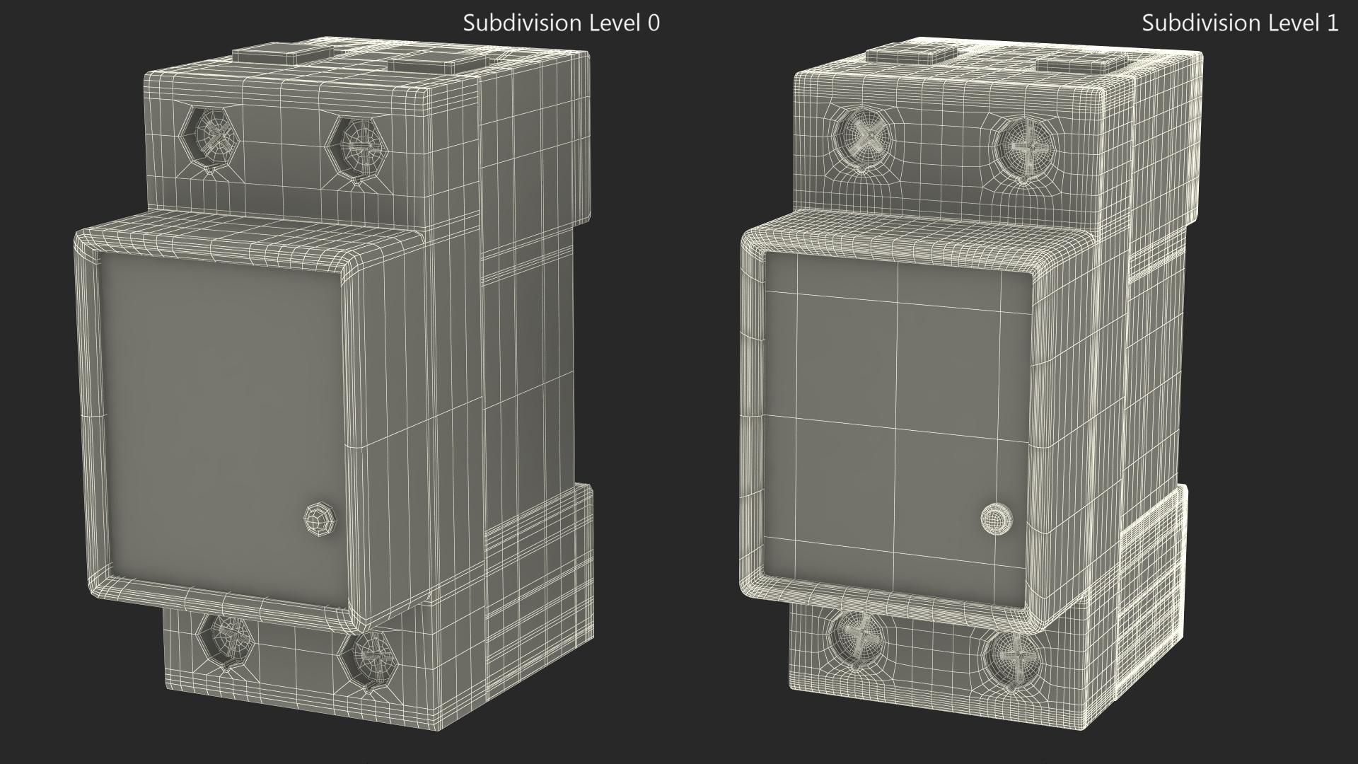 3D Wifi Energy Meter Turned Off model