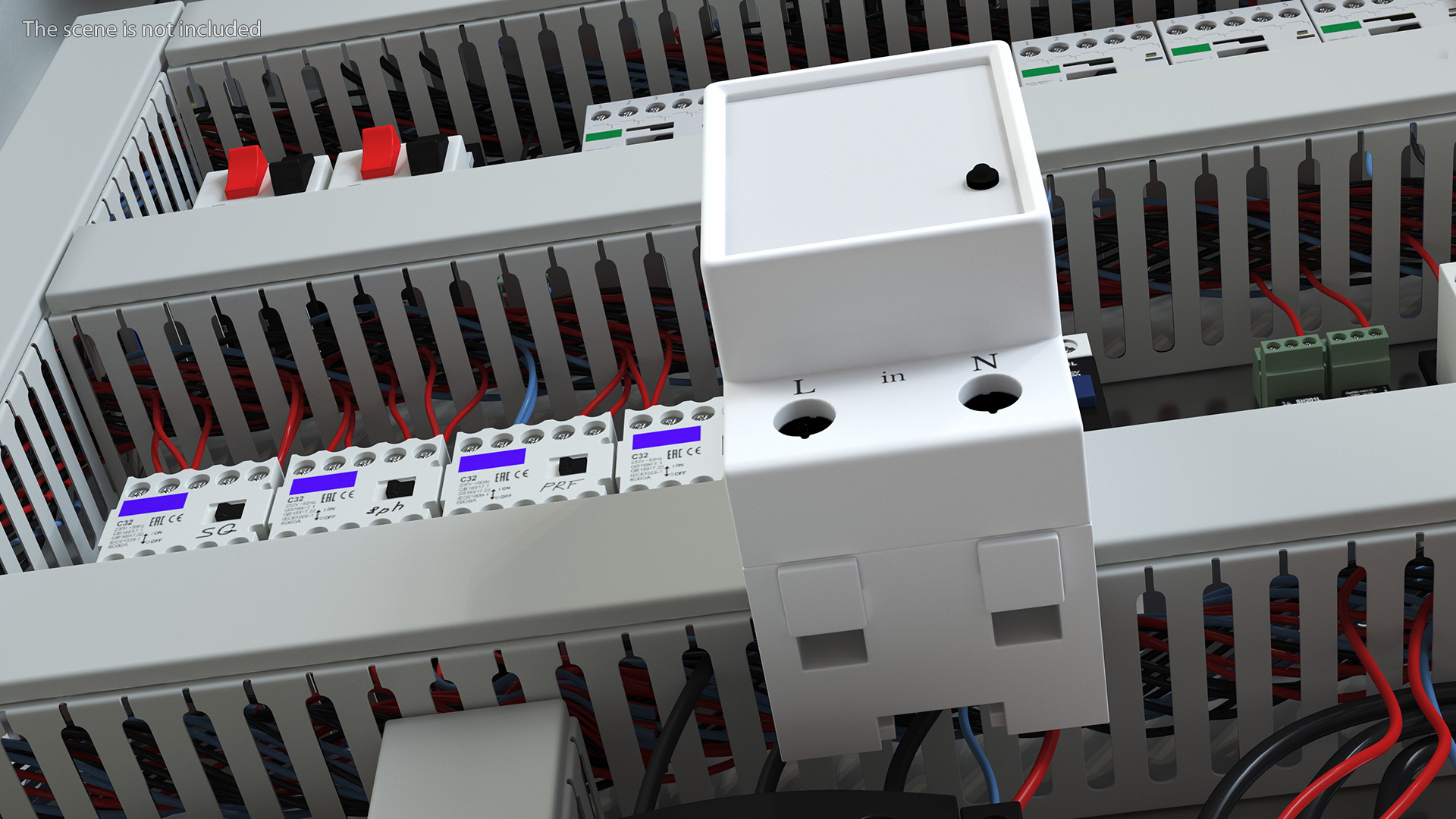 3D Wifi Energy Meter Turned Off model