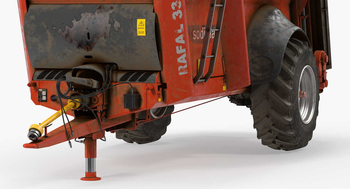 3D model Sodimac Rafal 3300 Spreader Dirty Rigged