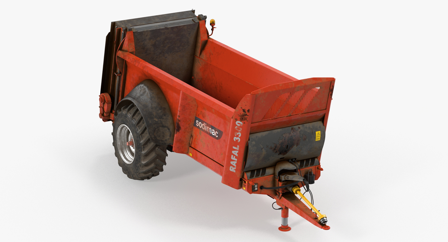 3D model Sodimac Rafal 3300 Spreader Dirty Rigged