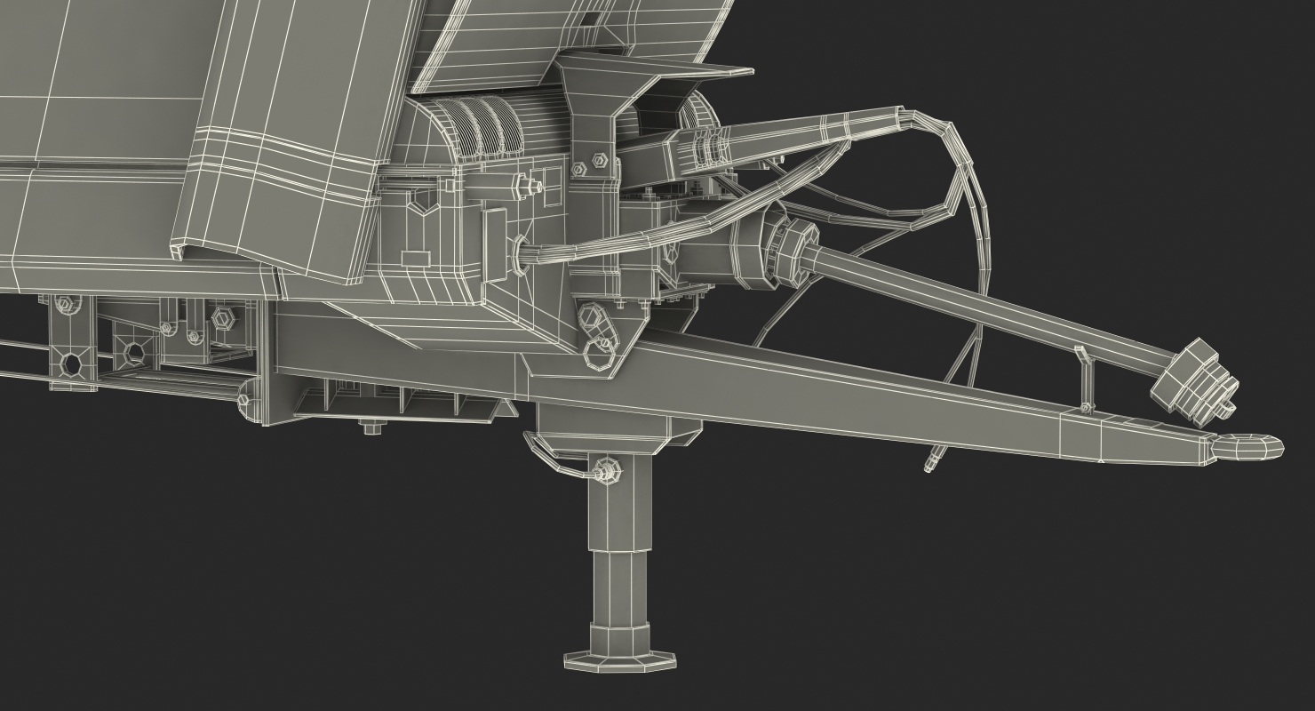 3D model Sodimac Rafal 3300 Spreader Dirty Rigged