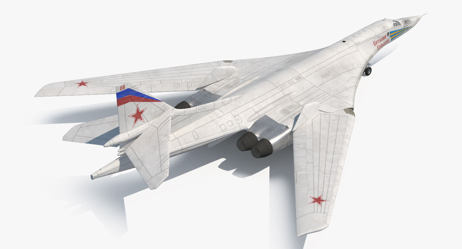 3D Strategic Bomber Tupolev Tu 160 Blackjack