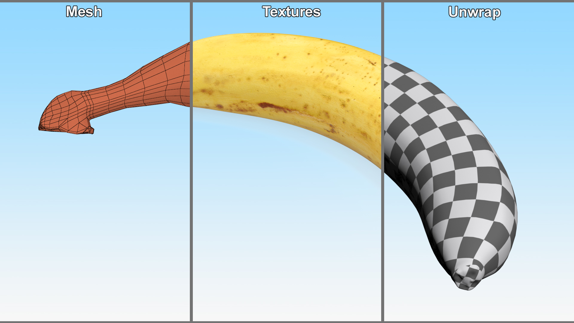 3D model Banana