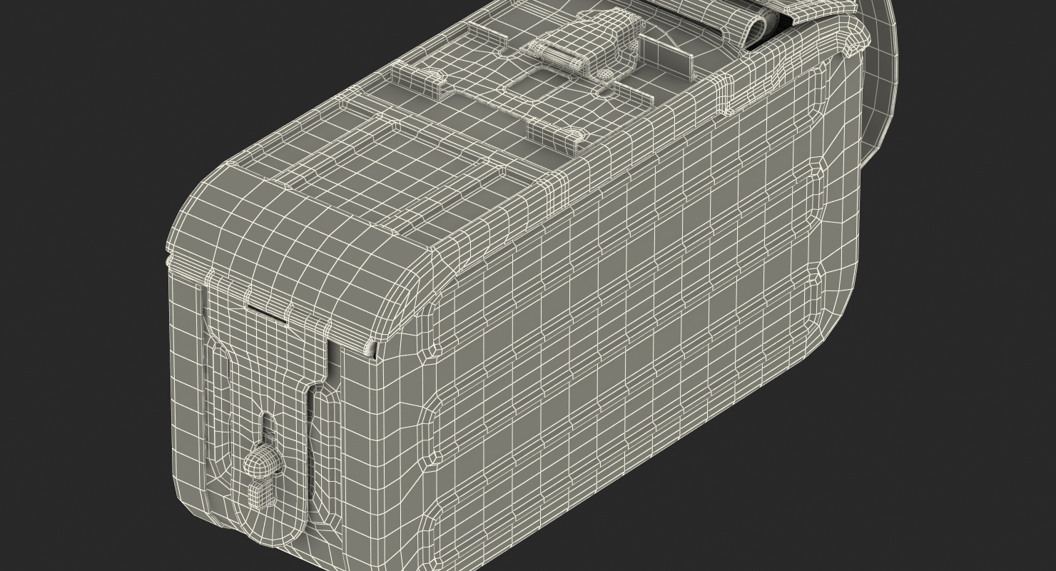 3D Machine Gun 100 Round Ammunition Box