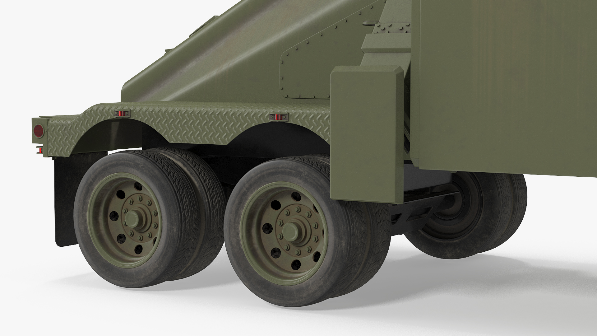 Surveillance Transportable Radar TPY2 Rigged 3D model