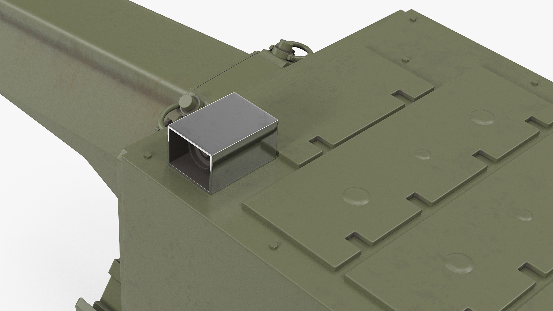 Surveillance Transportable Radar TPY2 Rigged 3D model