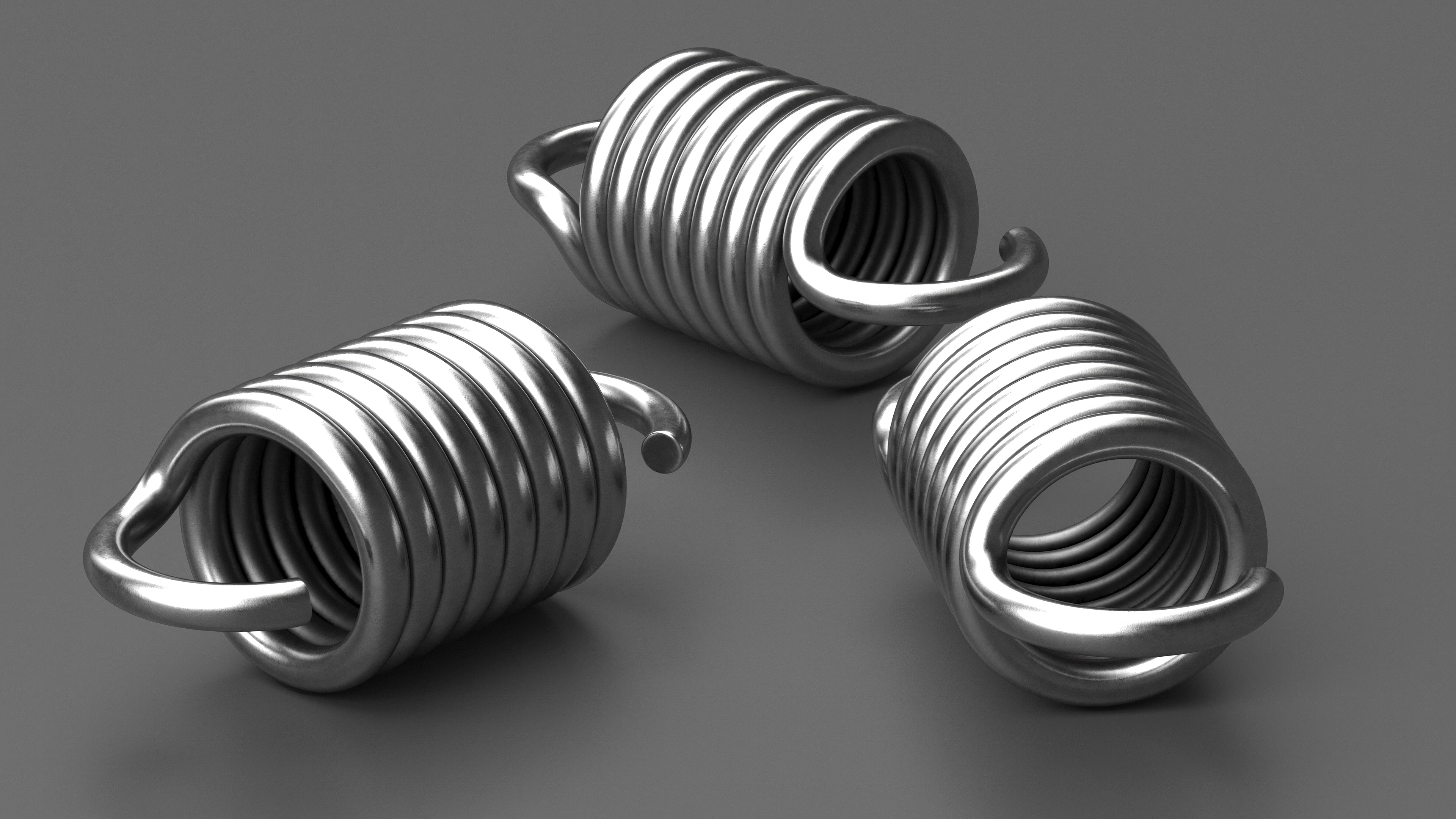 3D Thick Metal Spring model