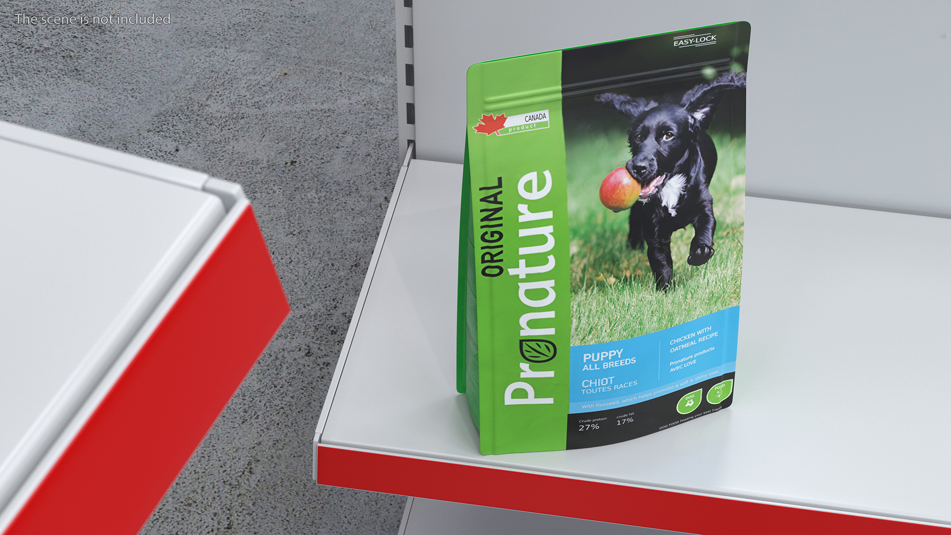 3D Pronature Puppy Food Package model