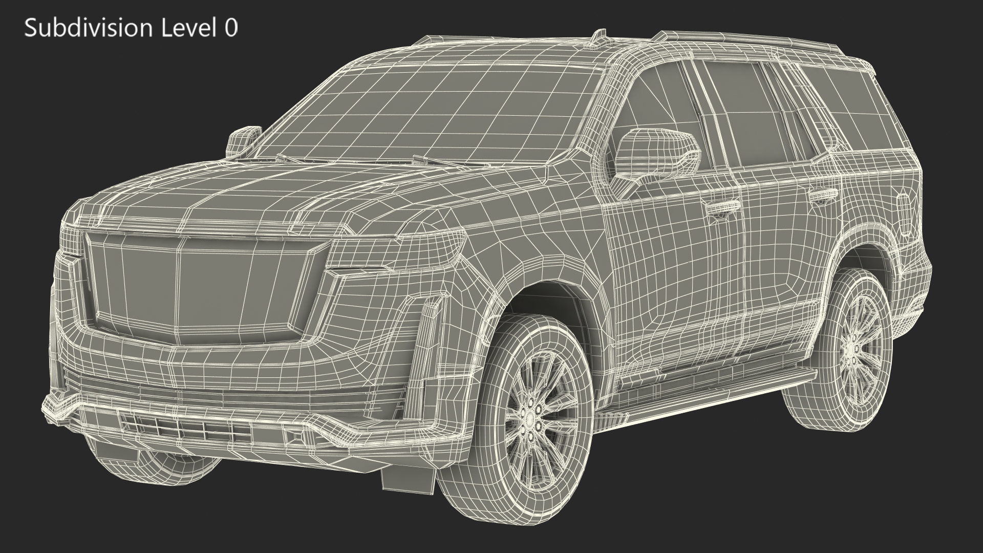 3D Luxury Large SUV