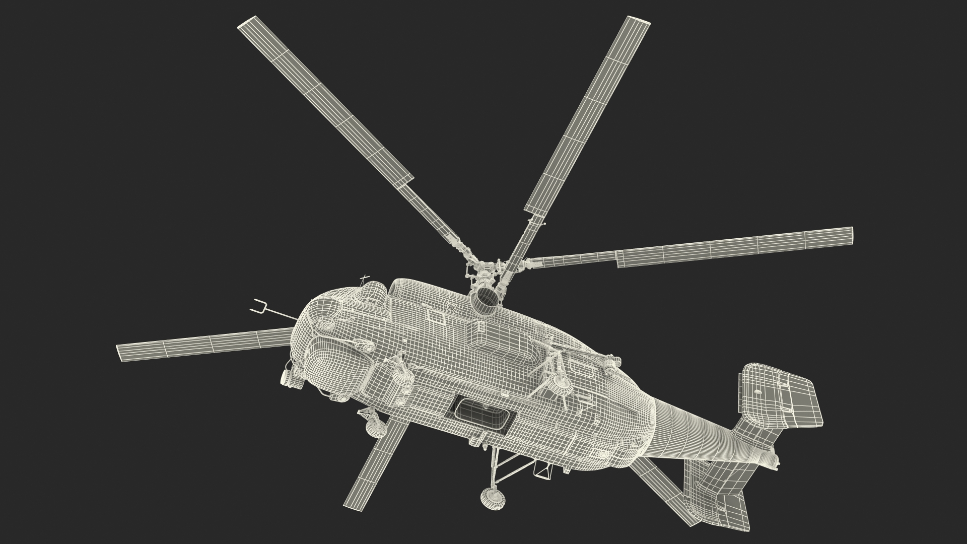 3D Kamov KA32 Russia EMERCOM Helicopter