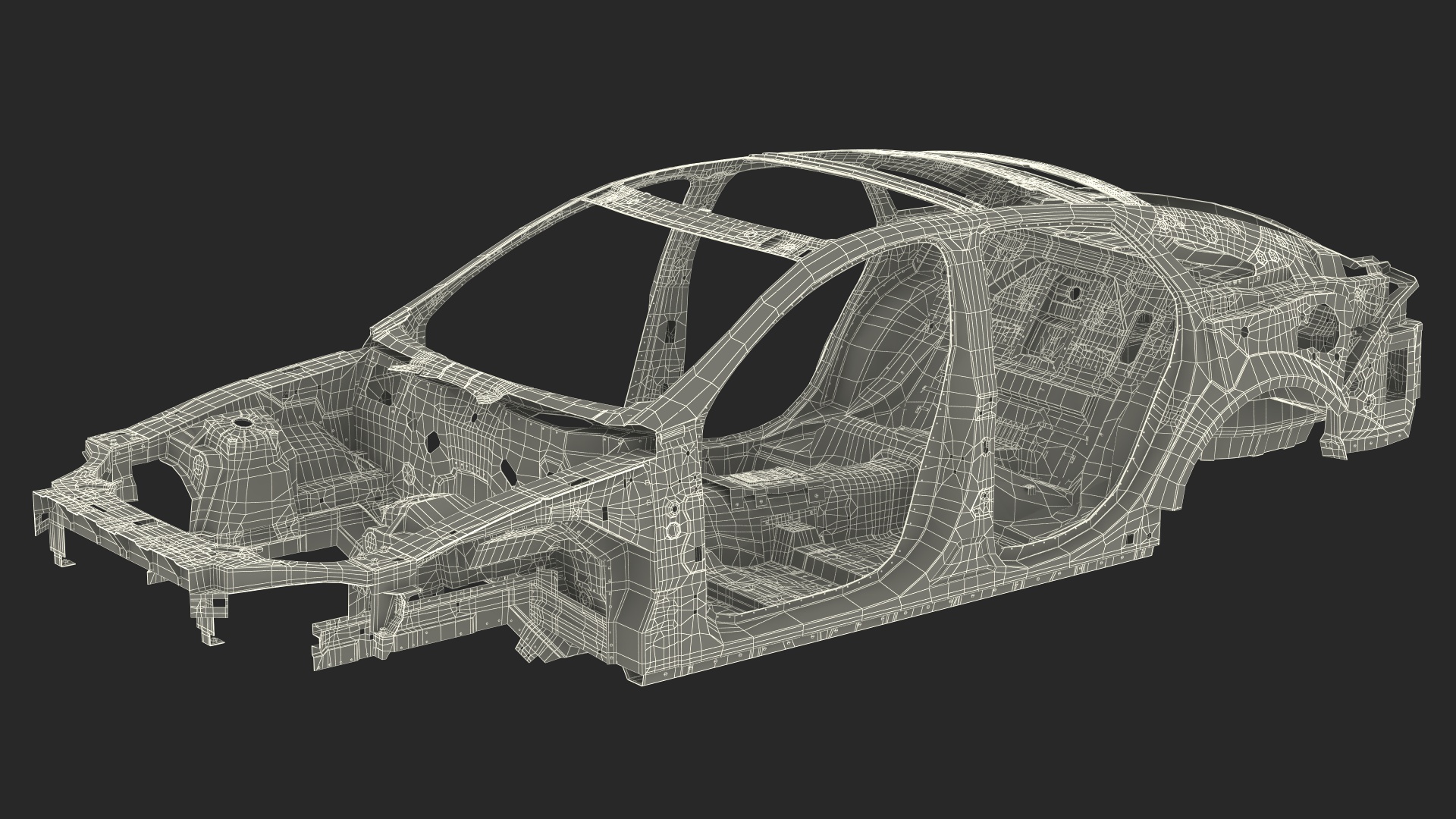 Car Frame Structure 3D model