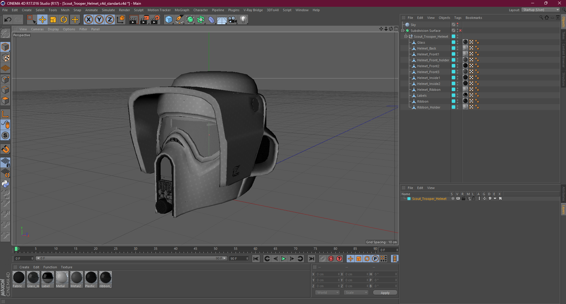 3D model Scout Trooper Helmet