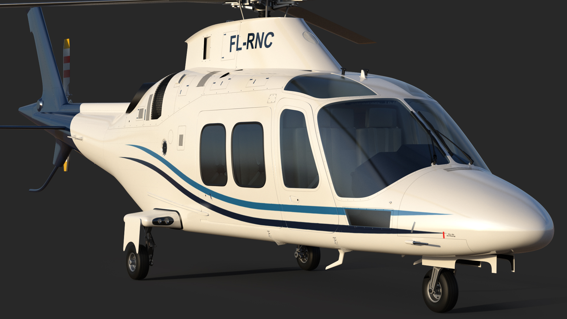 Agusta AW109S Grand Blue 3D model