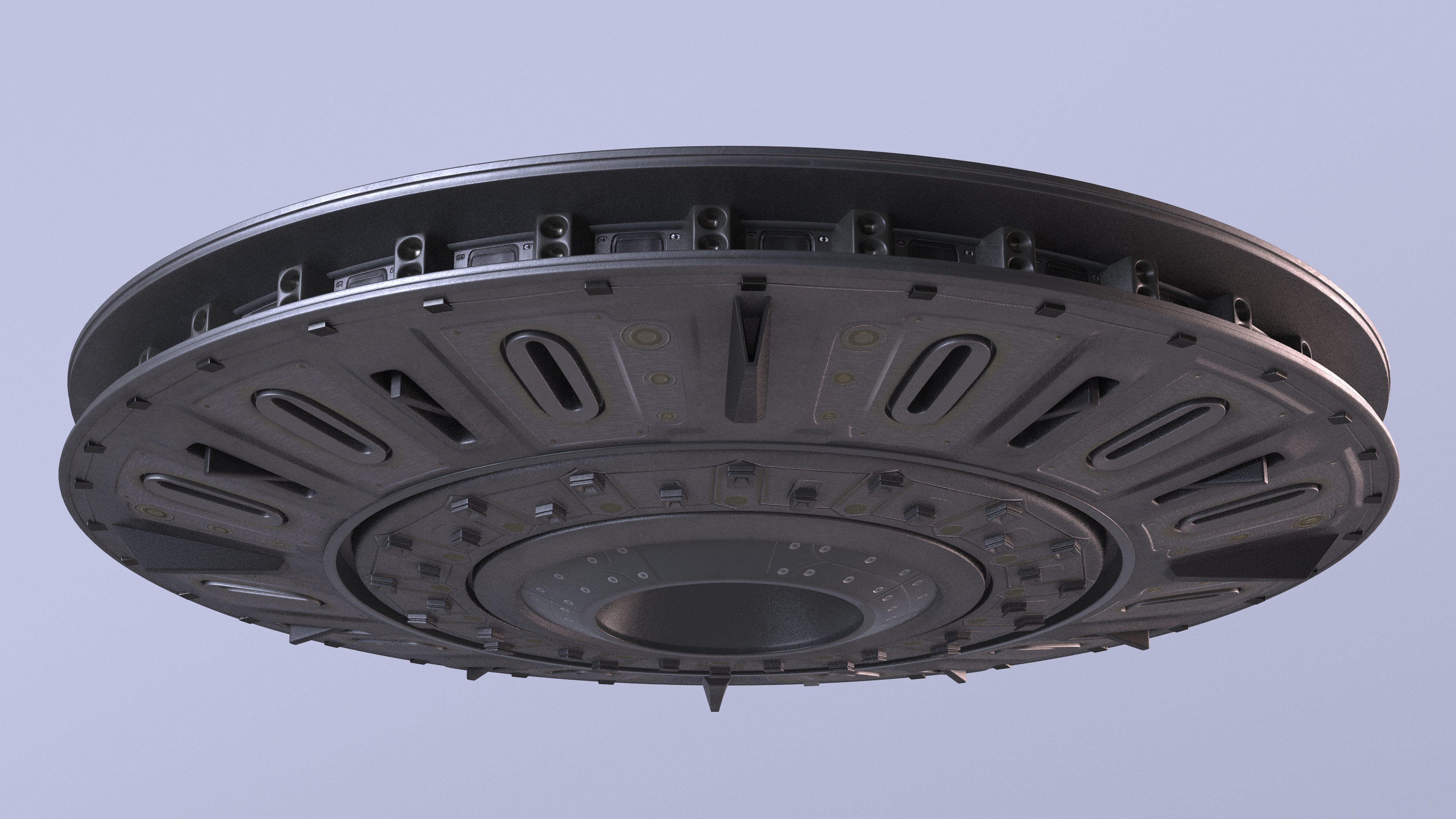 3D model Sci-fi UFO