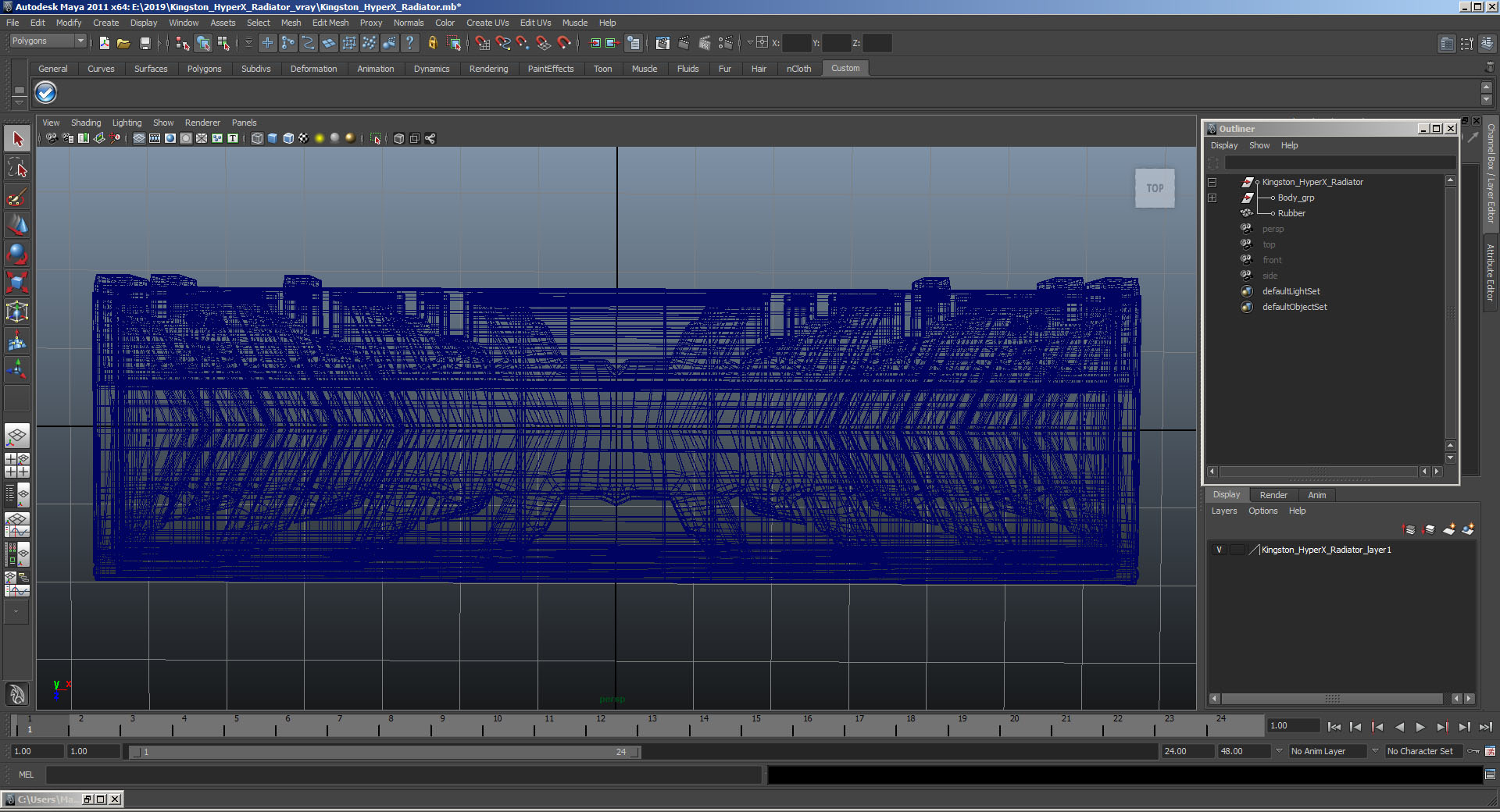 Kingston HyperX Radiator 3D model