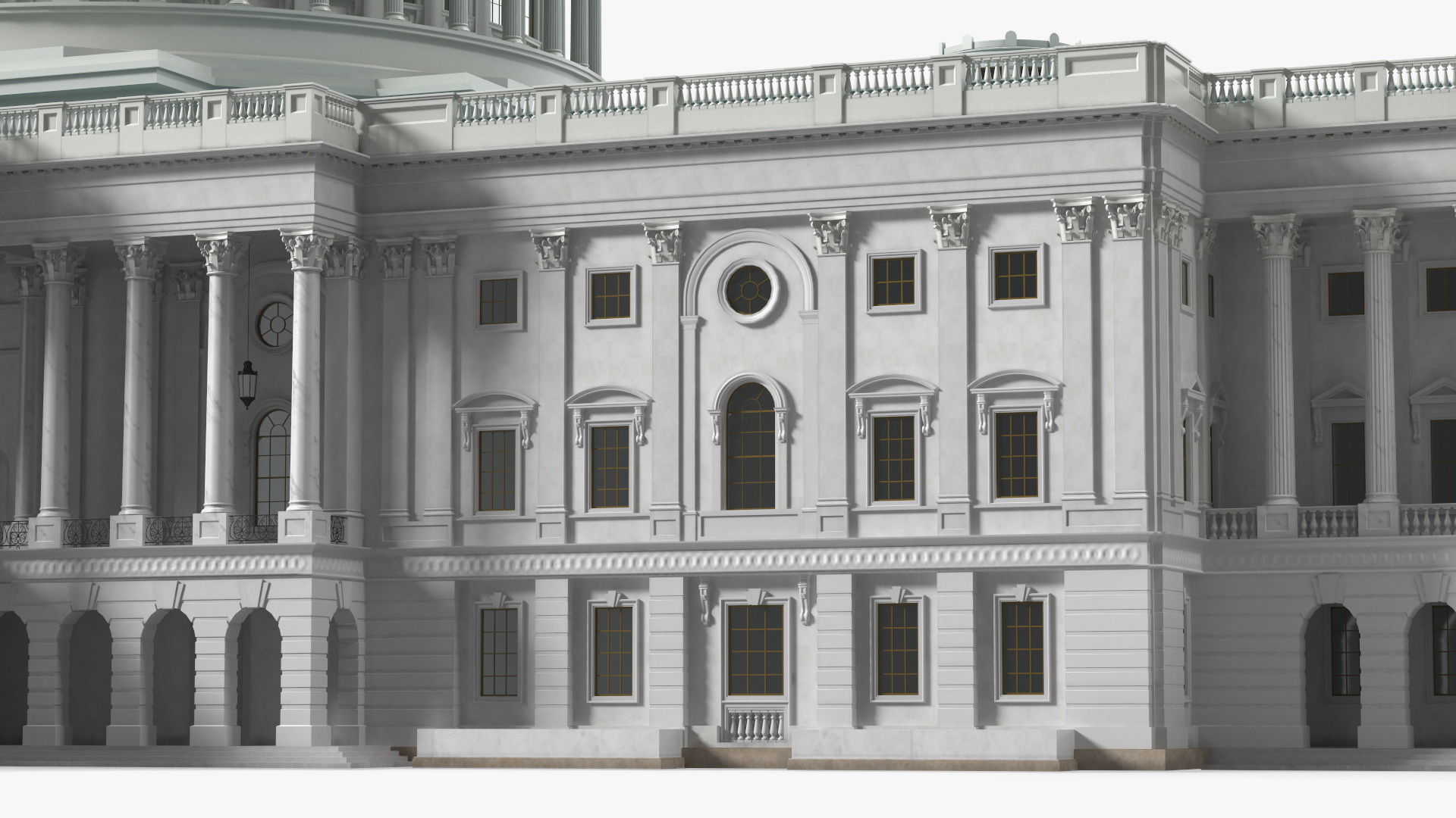 3D model United States Capitol Building