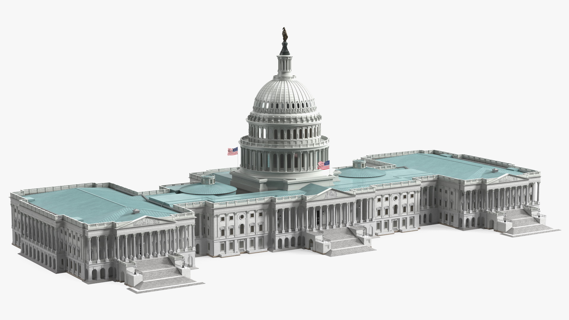 3D model United States Capitol Building