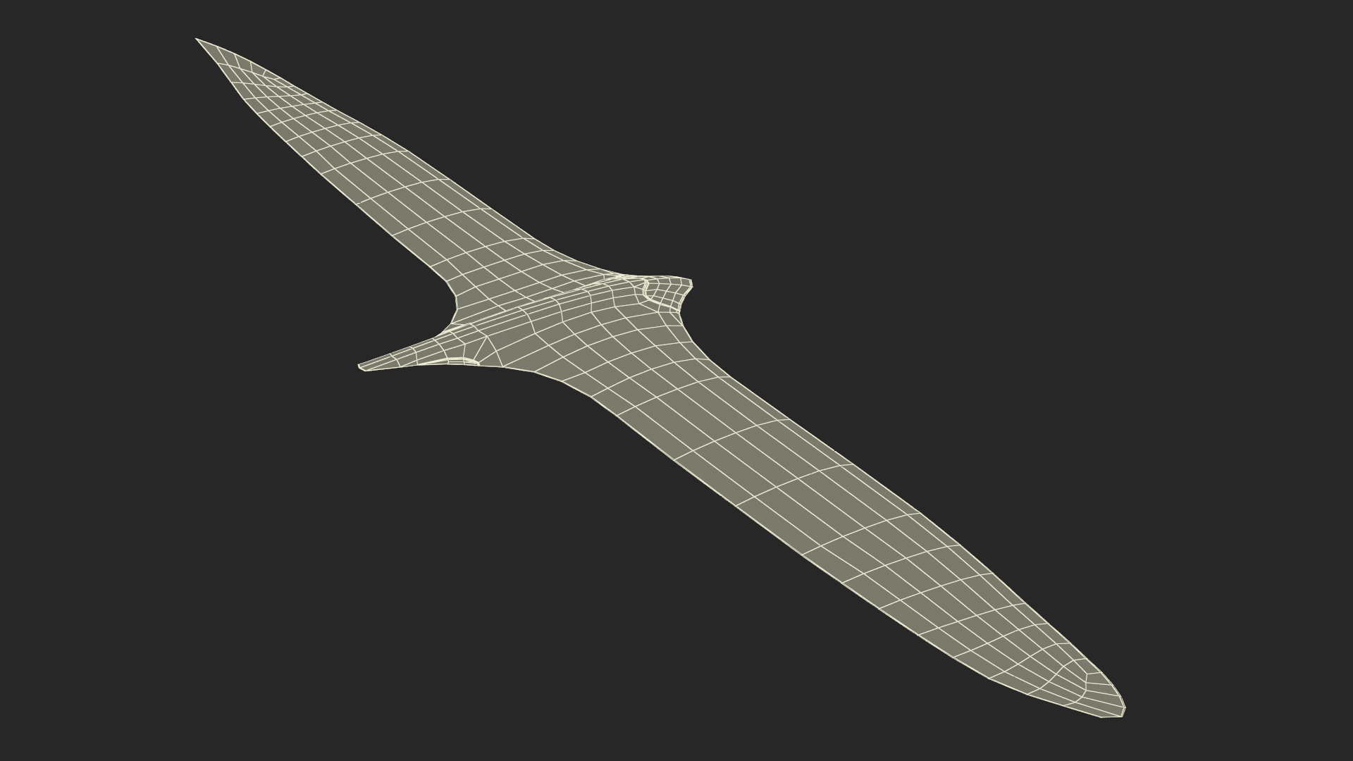 Solar Airplane 3D model