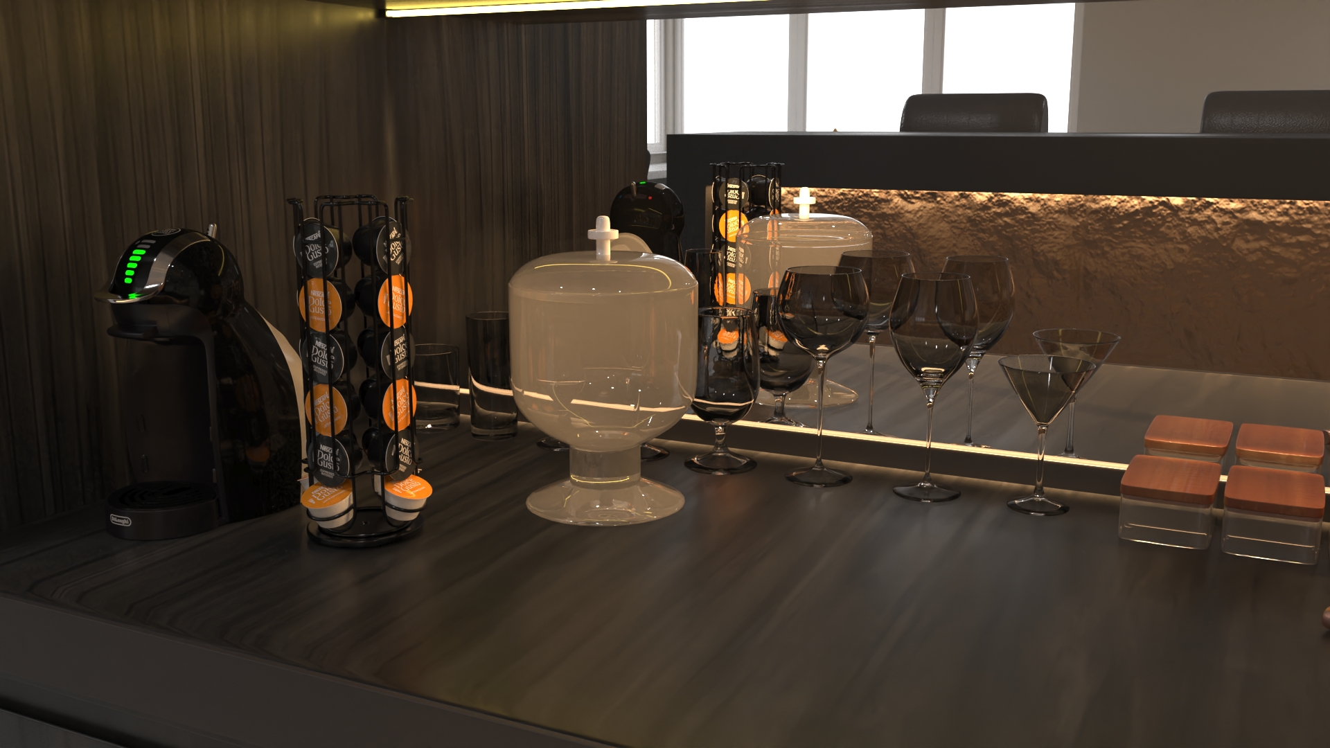 3D Private Home Bar