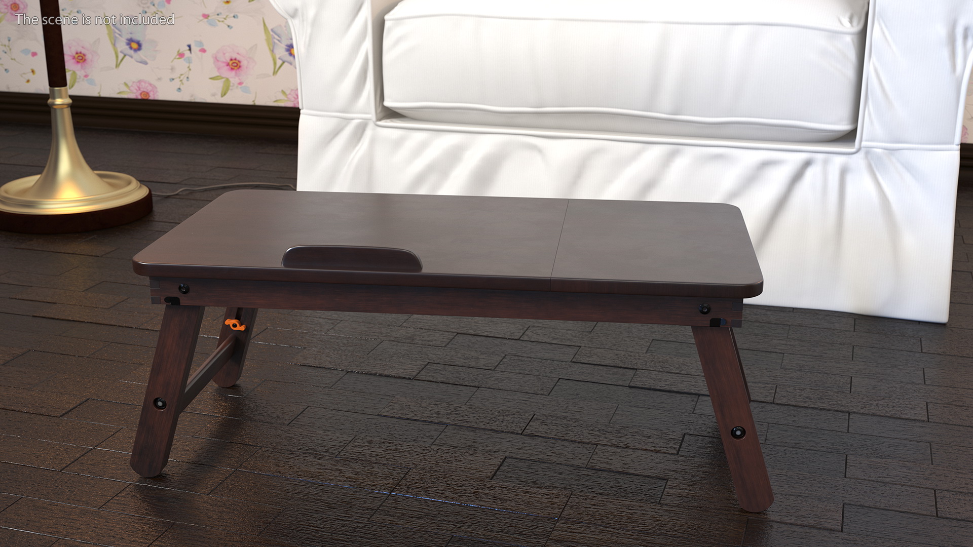 Laptop Desk Nnewvante Table Dark 3D