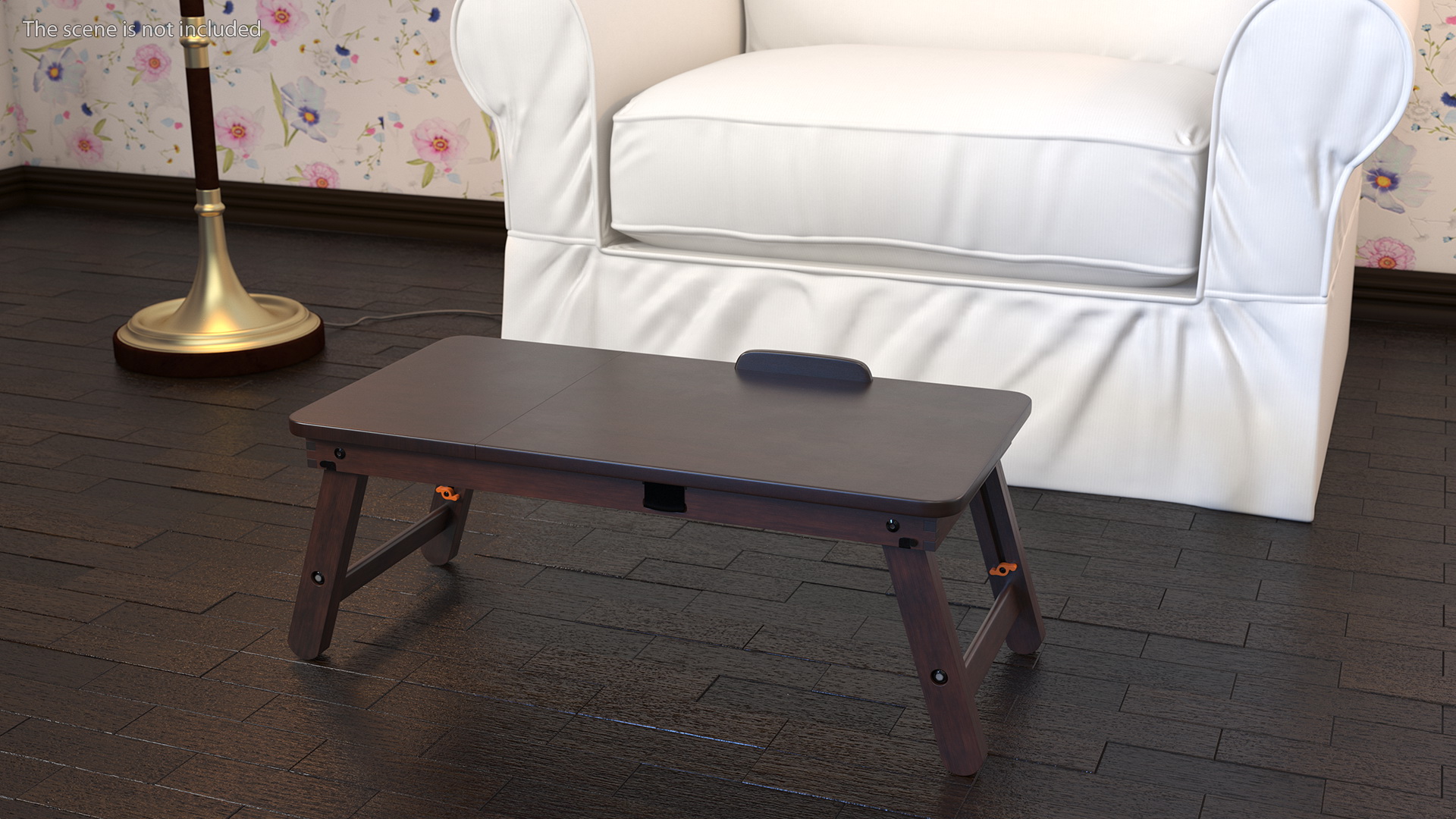 Laptop Desk Nnewvante Table Dark 3D